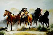 unknow artist Horses 042 Spain oil painting artist
